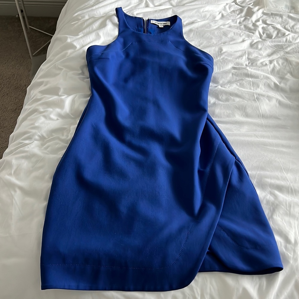 Elizabeth and James Blue Dress